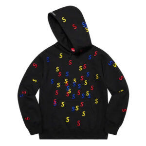 SUPREME EMBROIDERED S HOODED PRETO