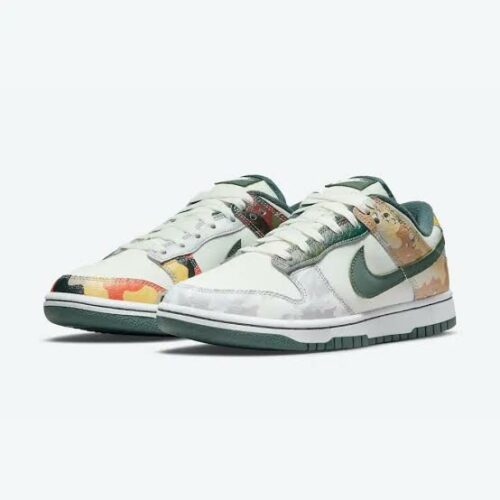 NIKE DUNK LOW WHITE CAMO - Image 2