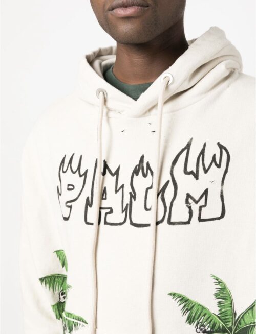 PALM ANGELS PALM & SKULL (BEGE)
